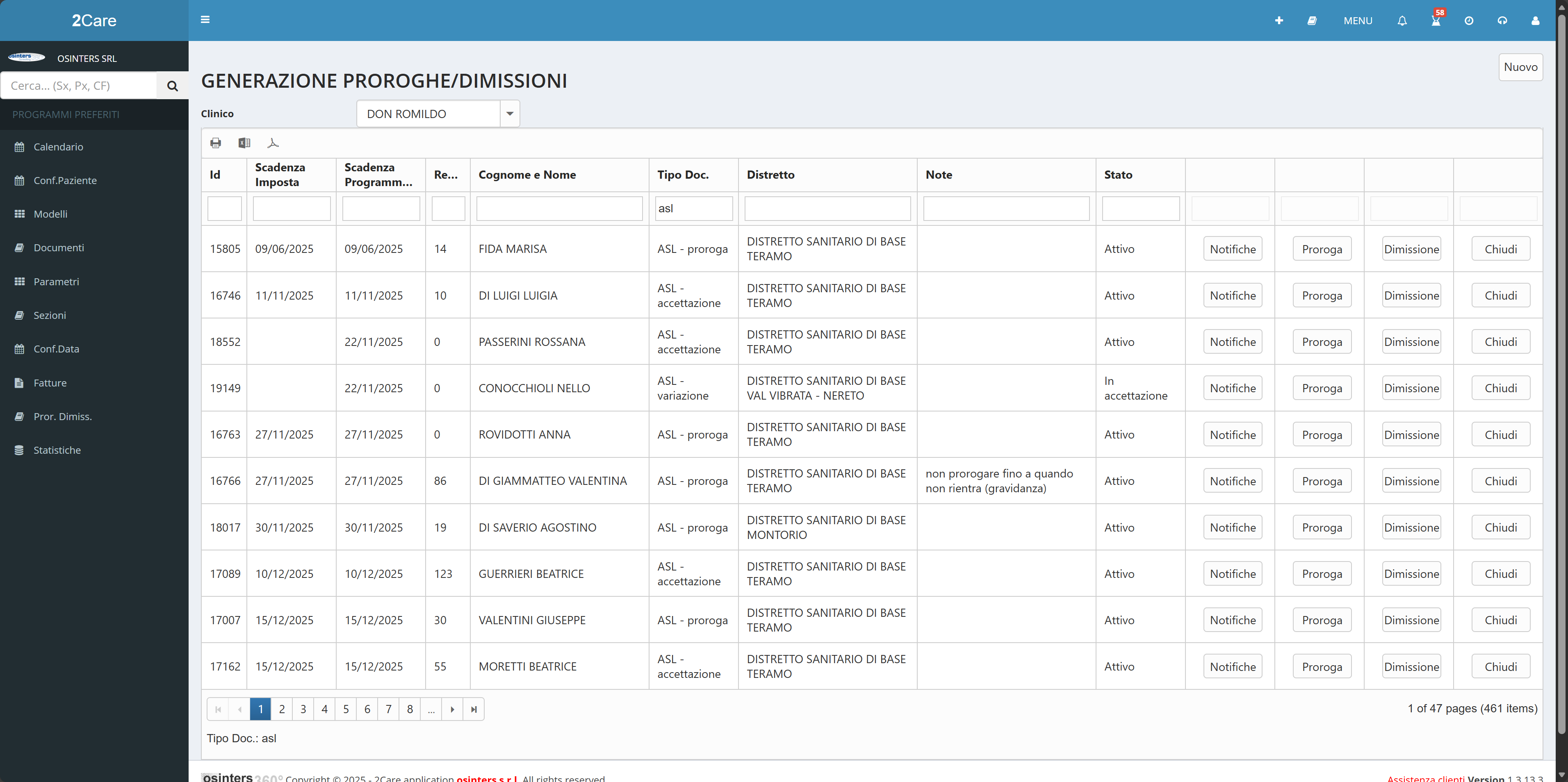 Invio comunicazioni via SMS con 2CareStudio